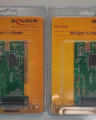 Delock 89015 PCI porta parallela LPT  2 pezzi