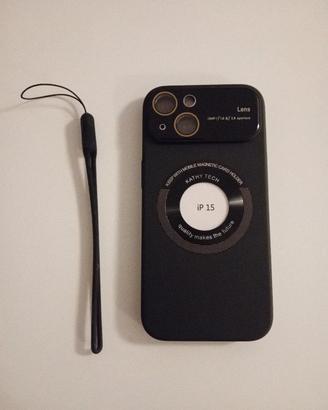 Cover Iphone 15 con supporto magnetico