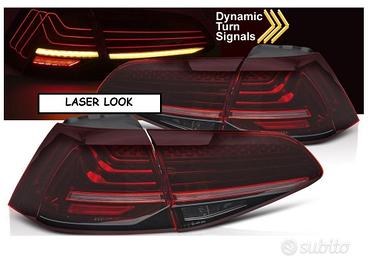 Coppia fanali golf 7 e 7.5 laser led freccia dinam