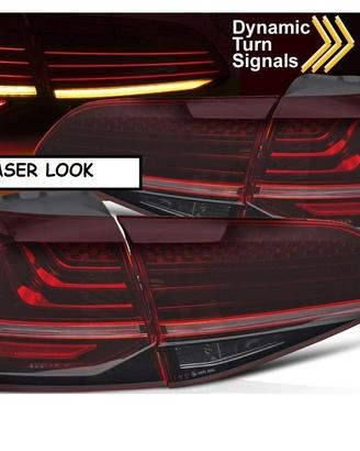 Coppia fanali golf 7 e 7.5 laser led freccia dinam