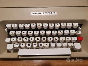 Macchina da scrivere Olivetti lettera 35 Vintage A