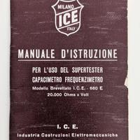 istruzioni multimetro Ice 680 E 1a ed.