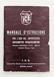 istruzioni multimetro Ice 680 E 1a ed.