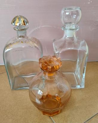 Bottiglie collezione vintage varie tipologie forme