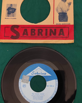 Nella Colombo 45 giri vintage Sabrina