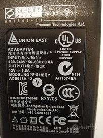 Power Adapter 12 V 1500 mA