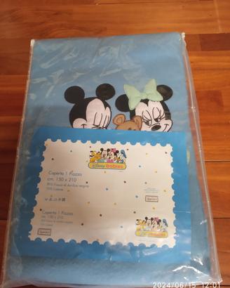 coperta disney topolino minnie 