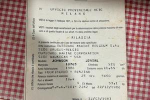 Motore johnson 25 cv 2 tempi