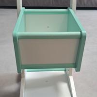 carrello in legno per bambini