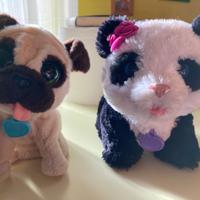 Gioco Peluche FUR REAL FRIENDS cane + panda HASBRO