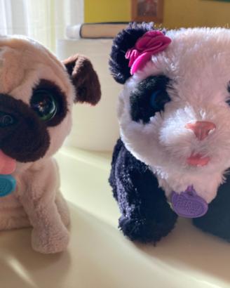 Gioco Peluche FUR REAL FRIENDS cane + panda HASBRO