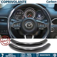 COPRIVOLANTE per MAZDA in FIBRA CARBONIO Nero