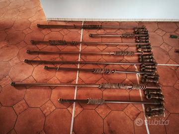 Bastoni reggi tenda in legno