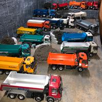 Modelli in scala camion 1:50 cava cantiere