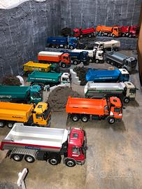 Modelli in scala camion 1:50 cava cantiere