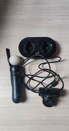 Kit PS Move: Controller + Telecamera + Dock