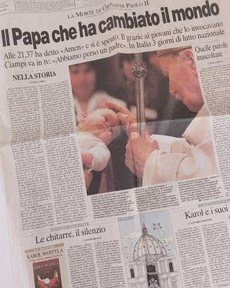 Corriere della sera 3 aprile 2005 - Papa Wojtiva