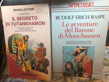Due libri per ragazzi. Munchausen + Tutankhamon