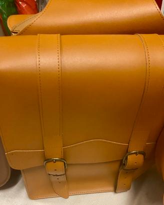Borsa doppia “vintage style “ per  bici
