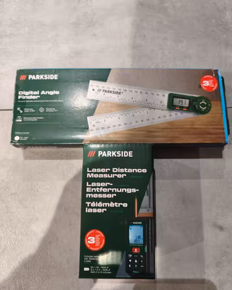Metro laser e goniometro Parkside 