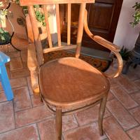 Poltroncina stile Thonet