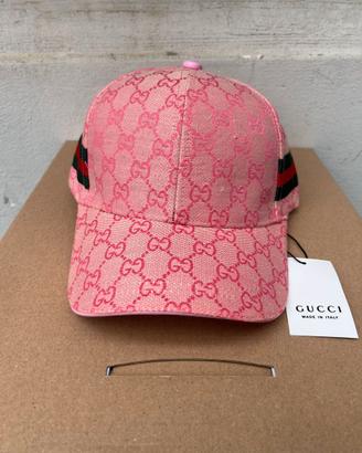 Cappello con visiera Gucci Rosa