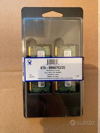 NUOVO: KTA-MB667K2/2G Kit con 2 Schede di Memoria