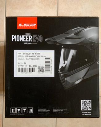 Casco da moto LS2 mod. PIONEER EVO MX436 tg. M