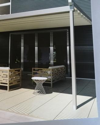 pergola grigio antracite 