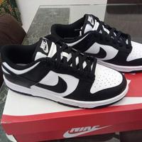Nike Dunk Low BLACK WHITE TAGLIE 44 - PANDA