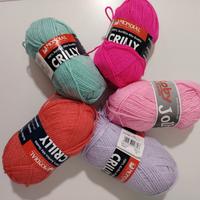 filato lana acrilica vari colori