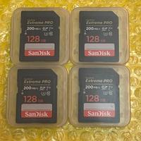 4x sandisk 128gn extreme pro sdxc 200mb/s