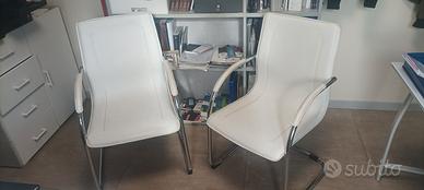 Coppia sedie visitatori ufficio
