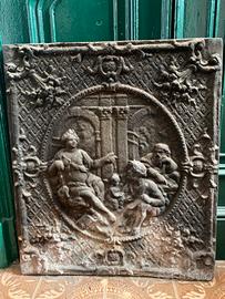 Piastra antica ghisa