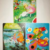 Tre puzzle Alice Pinocchio 