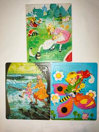 Tre puzzle Alice Pinocchio 