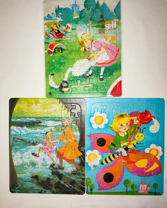 Tre puzzle Alice Pinocchio 