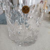 vaso porta ghiaccio cristallo