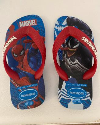 Havaianas Marvel spider man