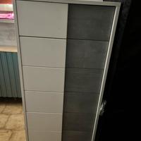Cassettiera bianco opaco nuova