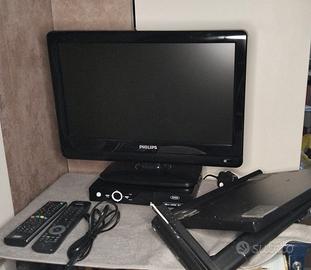 TV Philips+ decoder Ross + supporto parete