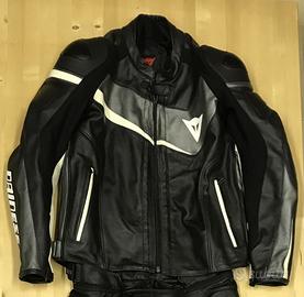 TUTA IN PELLE da Moto - GIACCA+PANTALONI DAINESE