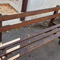 panchina panca in legno
