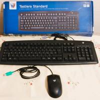 Tastiera e Mouse PS2 - V7 KC0D2-5E4P - V7 M30P20
