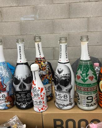 Bottiglie collezione santero