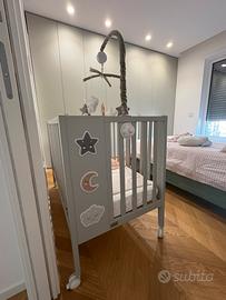 Culla con materasso e cassettiera Picci