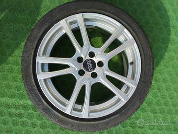 Set cerchi in lega 5x100 foro centrale 54,1 mm