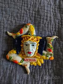 trinacria in ceramica originale 