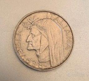 500 Lire in argento Caravelle del 1965