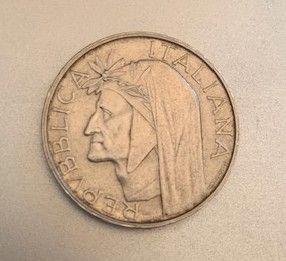 500 Lire in argento Caravelle del 1965